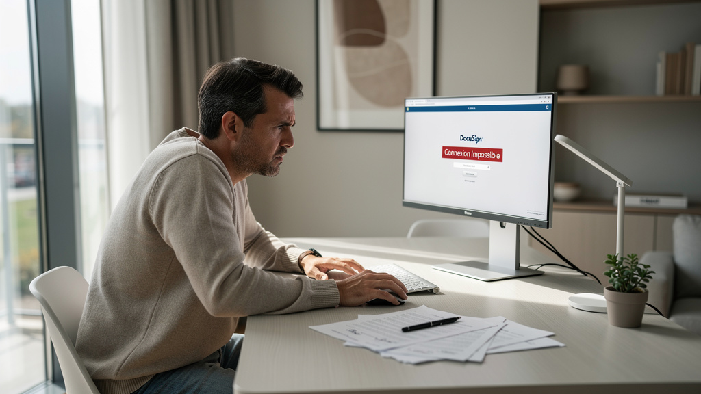 Docusign connexion impossible : que faire maintenant